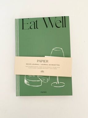 Papier Eat Well Recipe Journal